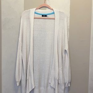 BDG oversized white cardigan